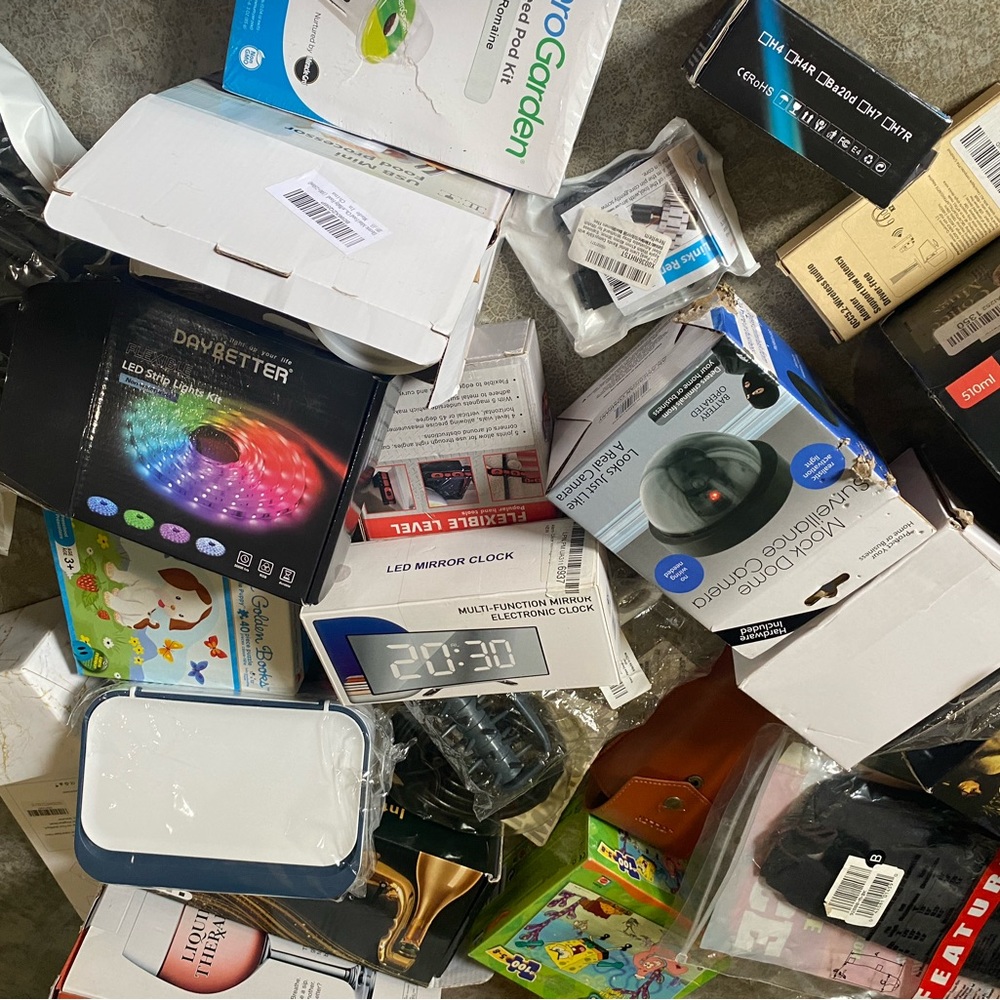 Small Mystery Box Overstock return amazon target Marshall Walmart general merch